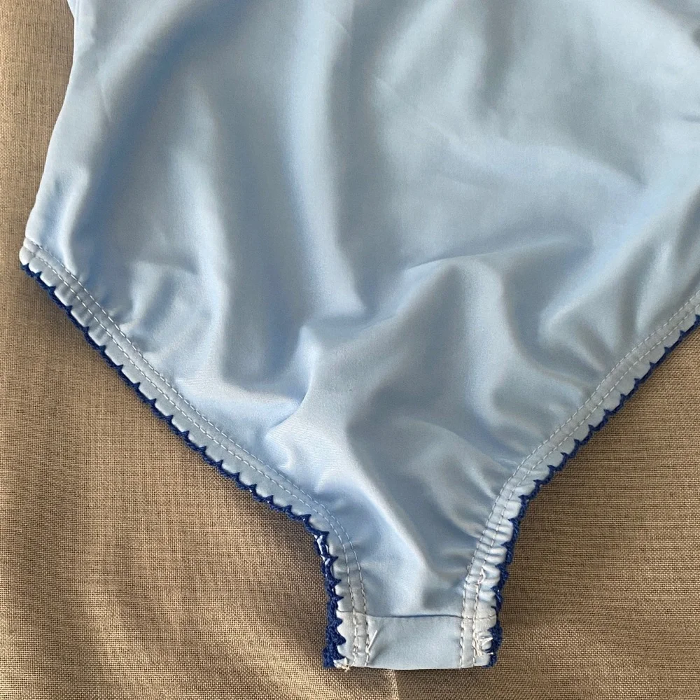 Barbie Girls Light Blue Kids Swimwear with Red Accents